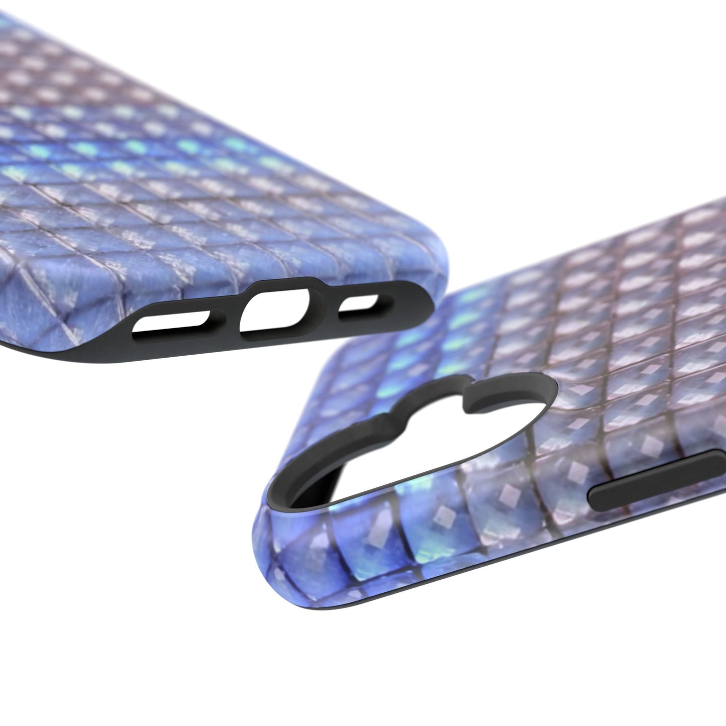 MagSafe "blue studs" airbrush iPhone case