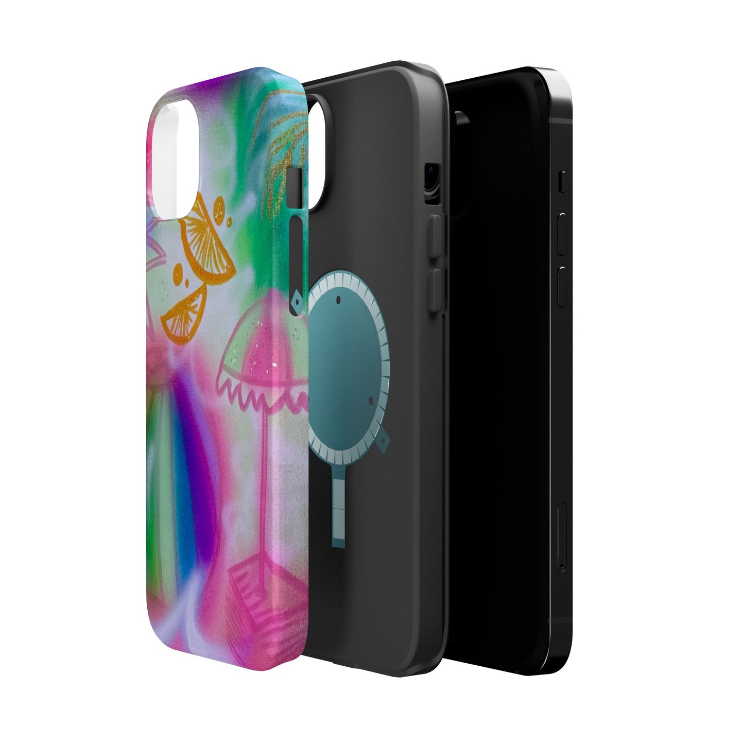 MagSafe "on the beach" airbrush iPhone case