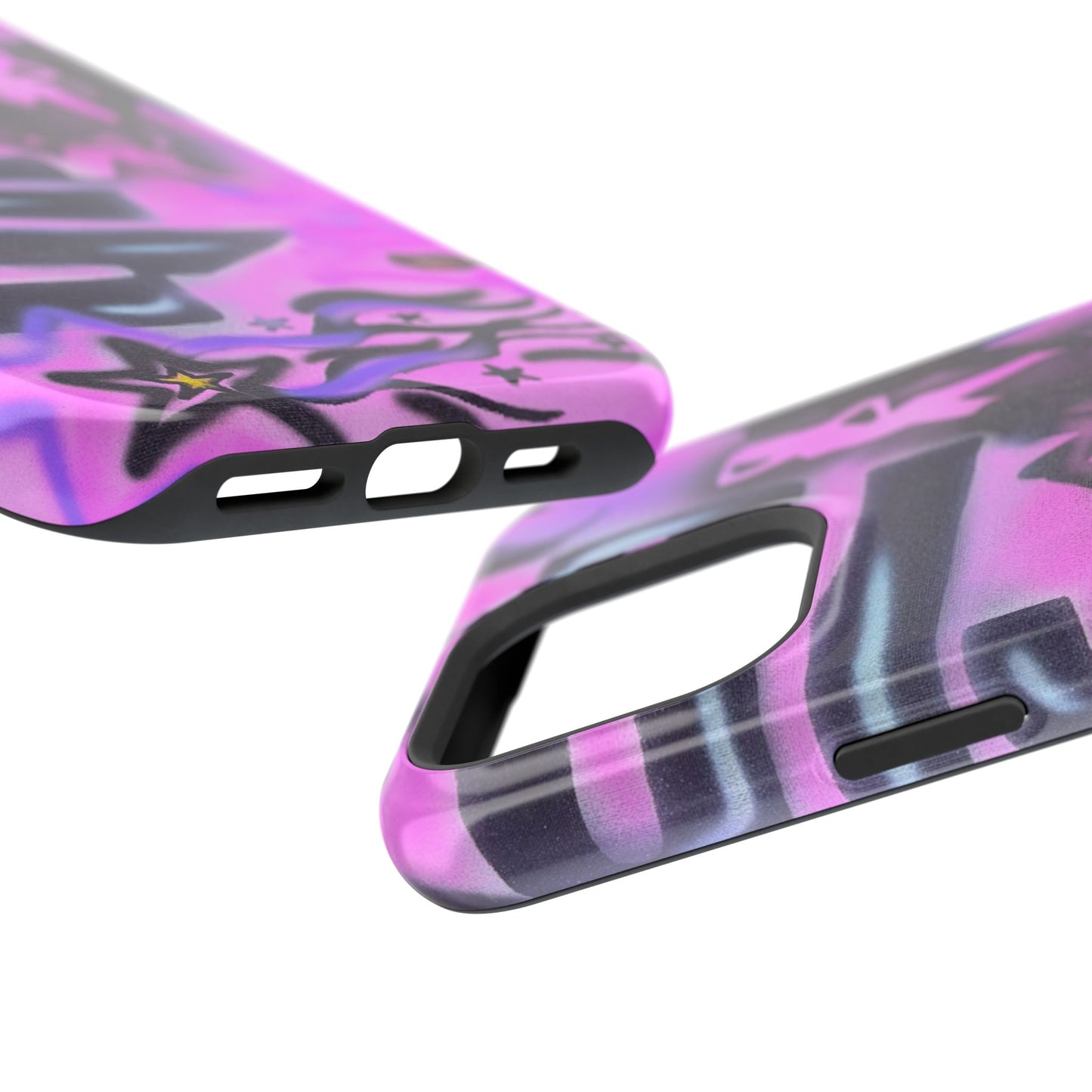 MagSafe "neon nights" airbrush iPhone case