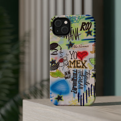 MagSafe "salted lime" airbrush iPhone case