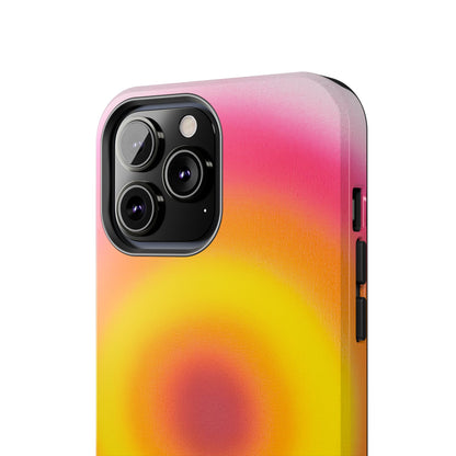 "pink lemonade aura" airbrush iPhone case