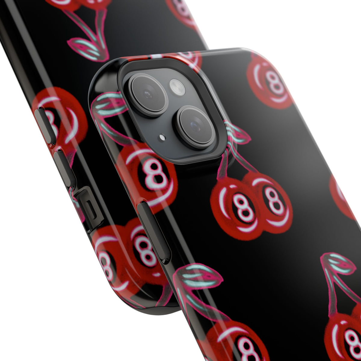 MagSafe "cami cherry" airbrush iPhone case
