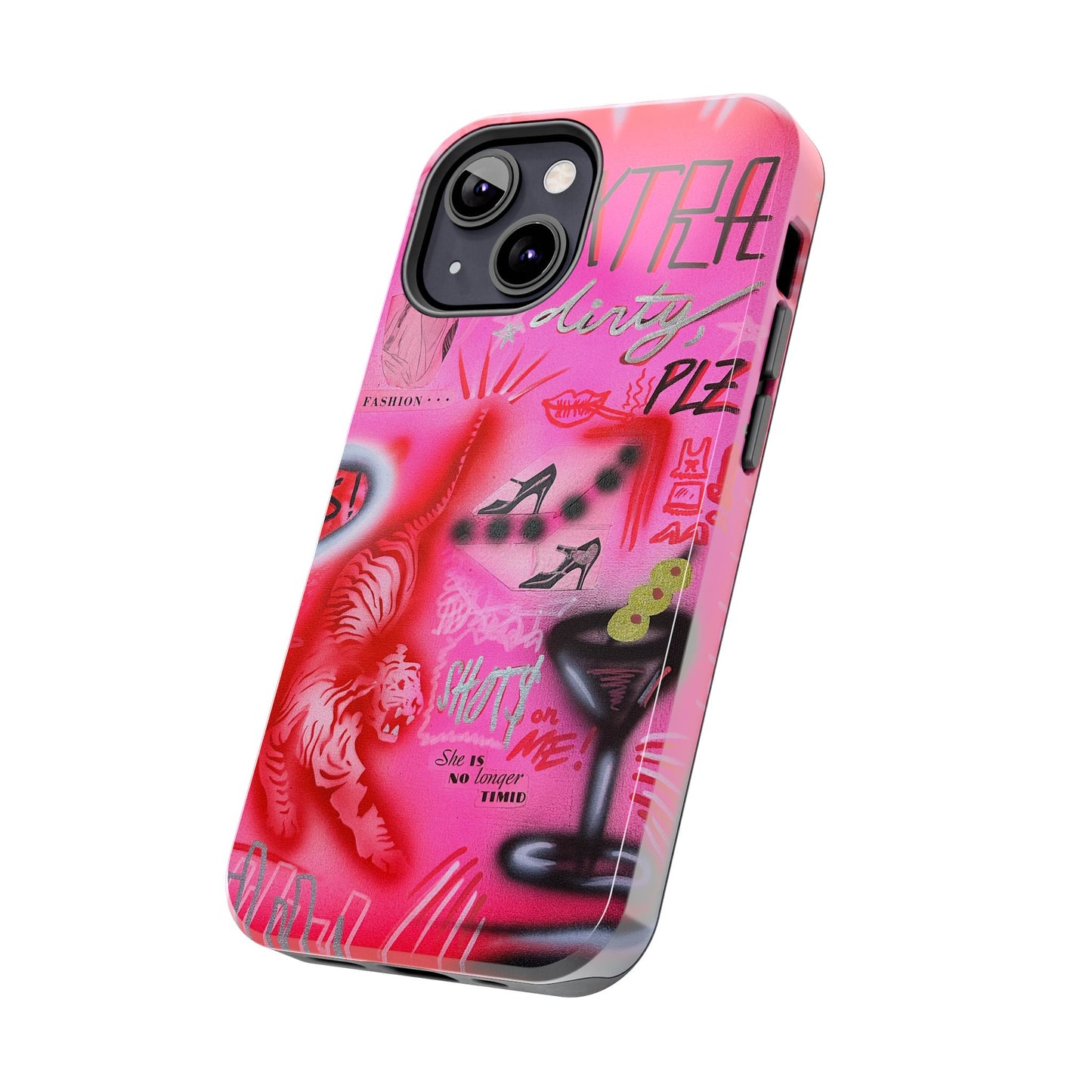 "extra dirty, plz!" airbrush iPhone case