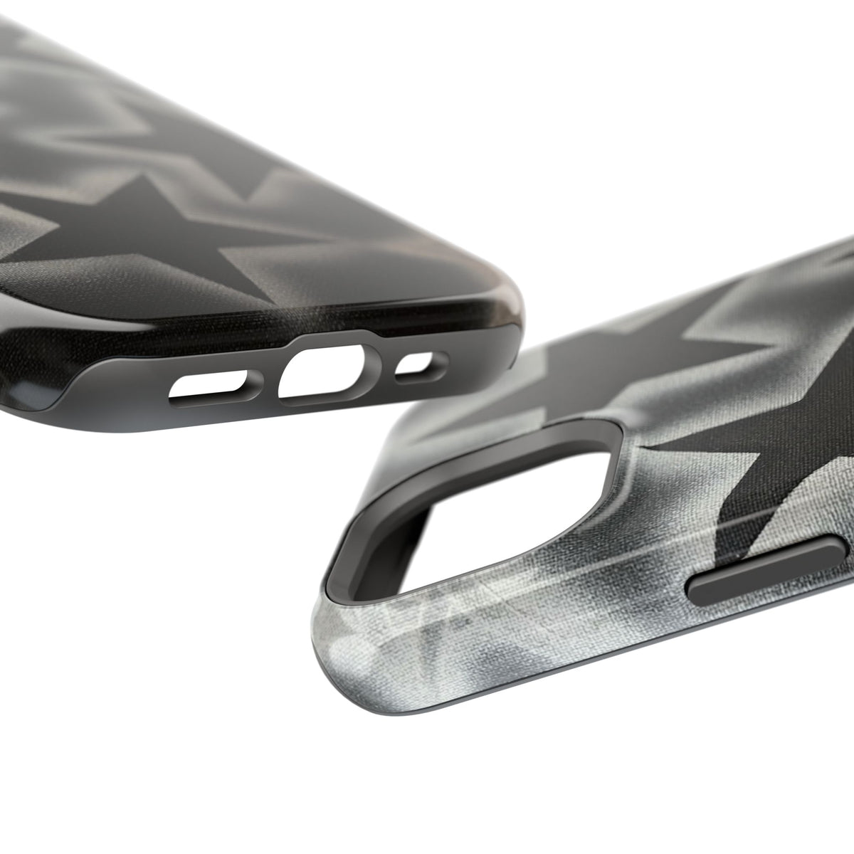 MagSafe "chrome stars" airbrush iPhone case