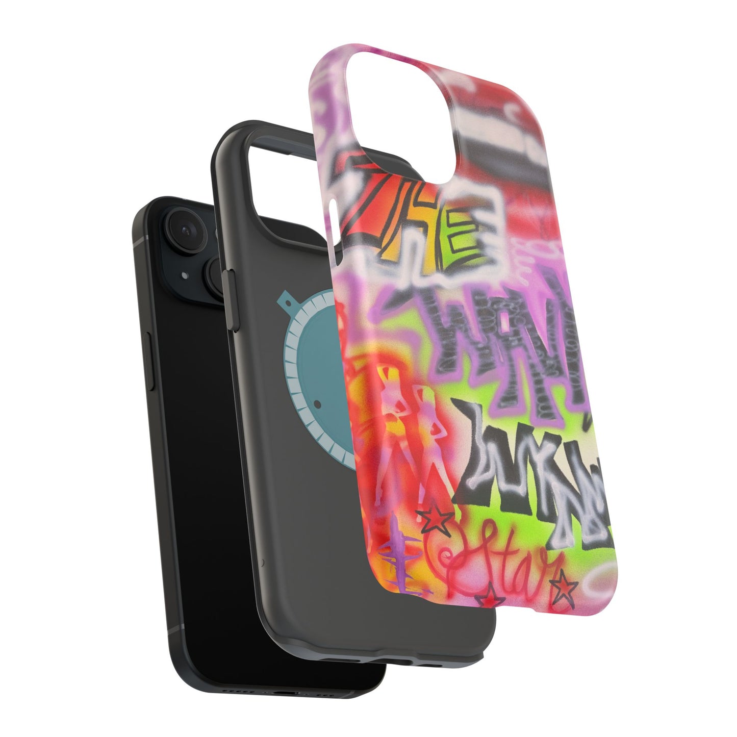 MagSafe "wynwood gold" airbrush iPhone case