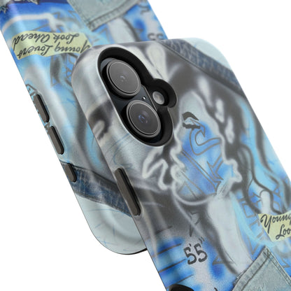 MagSafe "young lovers" airbrush iPhone case
