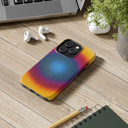 "blue raspberry aura" airbrush iPhone case