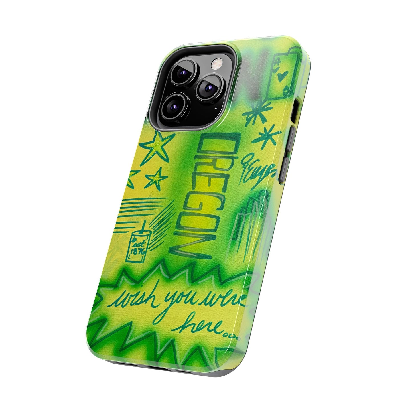 "oregon" airbrush iPhone case