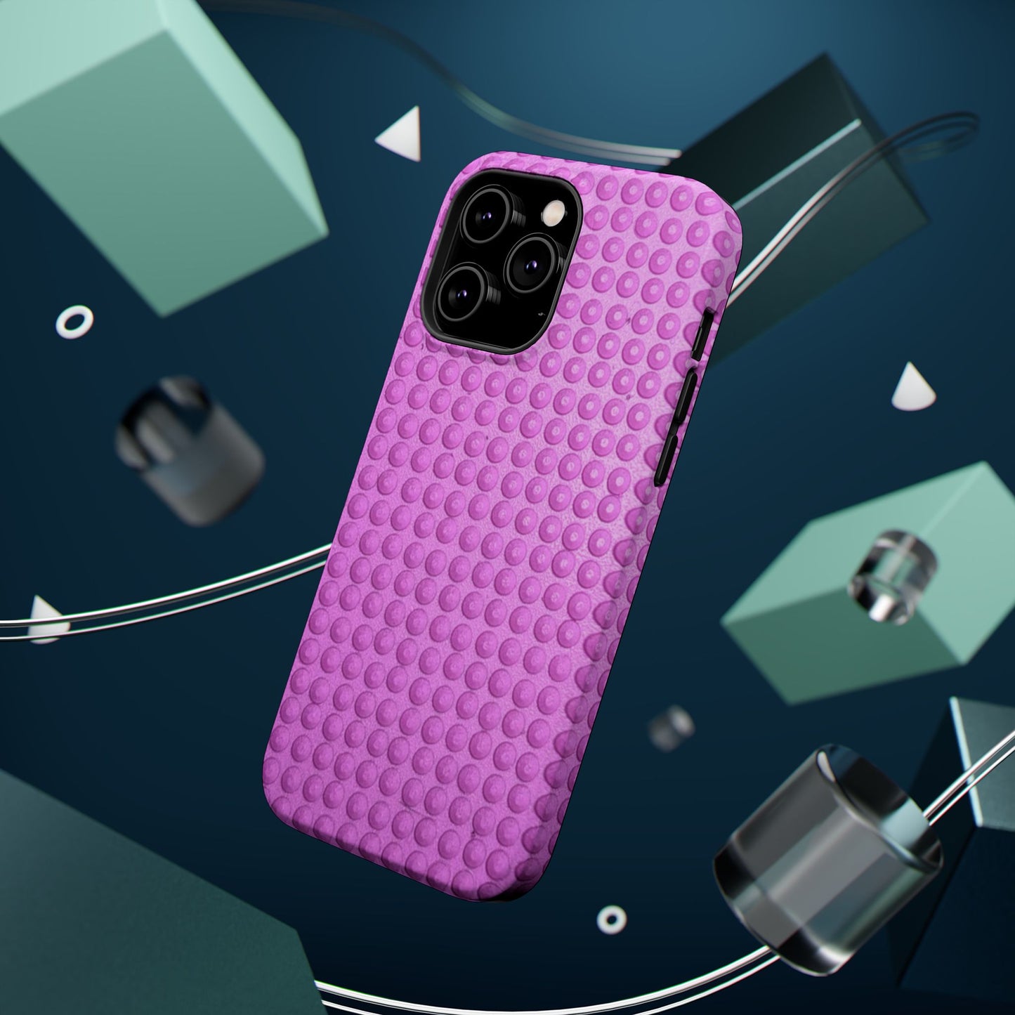 MagSafe "pink studs" airbrush iPhone case
