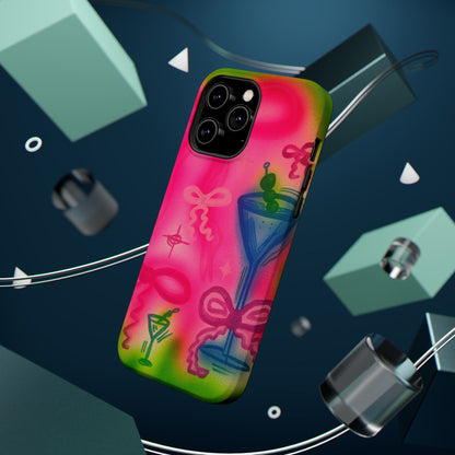 MagSafe „Bow Martini“ Airbrush-iPhone-Hülle
