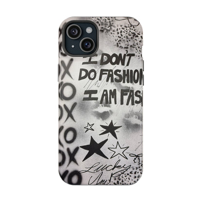 MagSafe "i am fashion" airbrush iPhone case