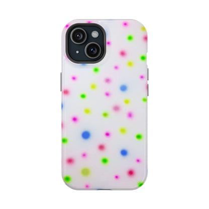 MagSafe "birthday cake polka dot" airbrush iPhone case