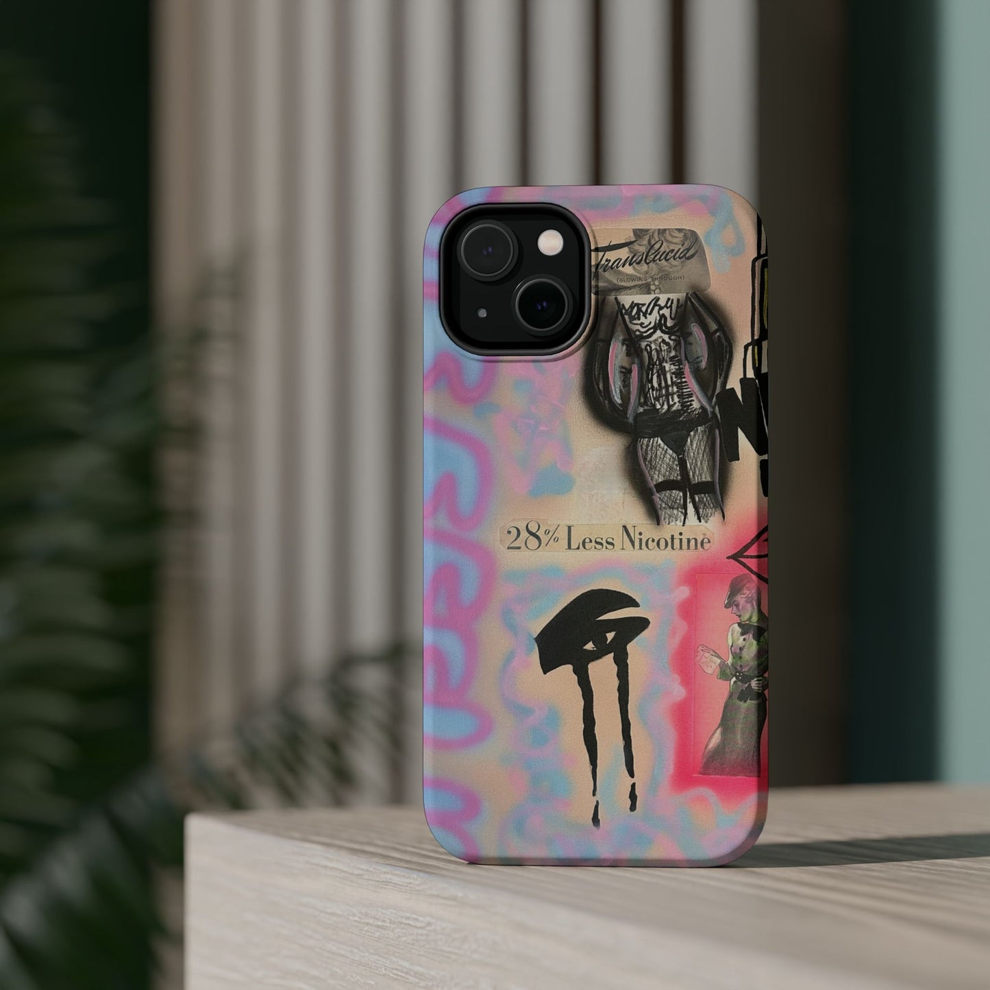 MagSafe "the feeling" airbrush iPhone case