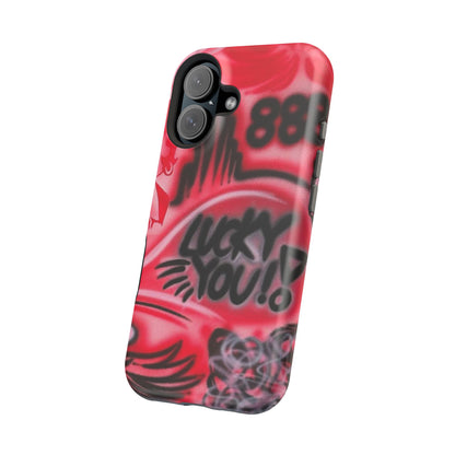MagSafe „lucky you! pt. 2“ Airbrush iPhone Hülle