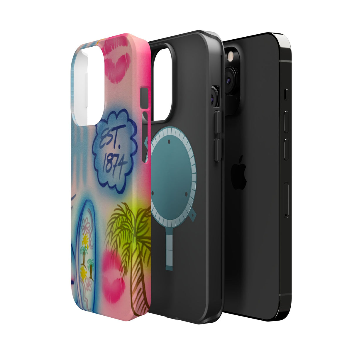 MagSafe "in the wave" airbrush iPhone case