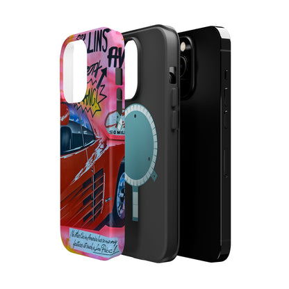 MagSafe "miami momentos" airbrush iPhone case