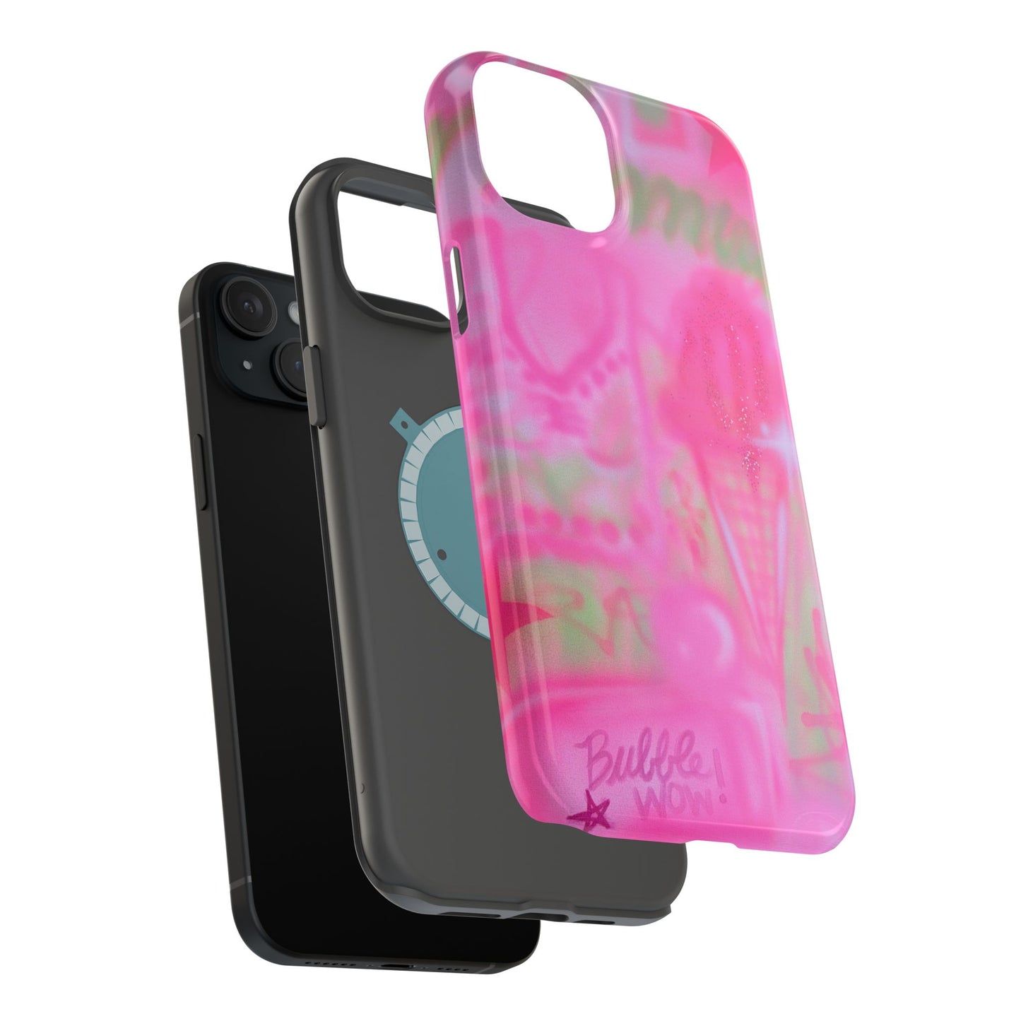 MagSafe "miami matcha" airbrush iPhone case