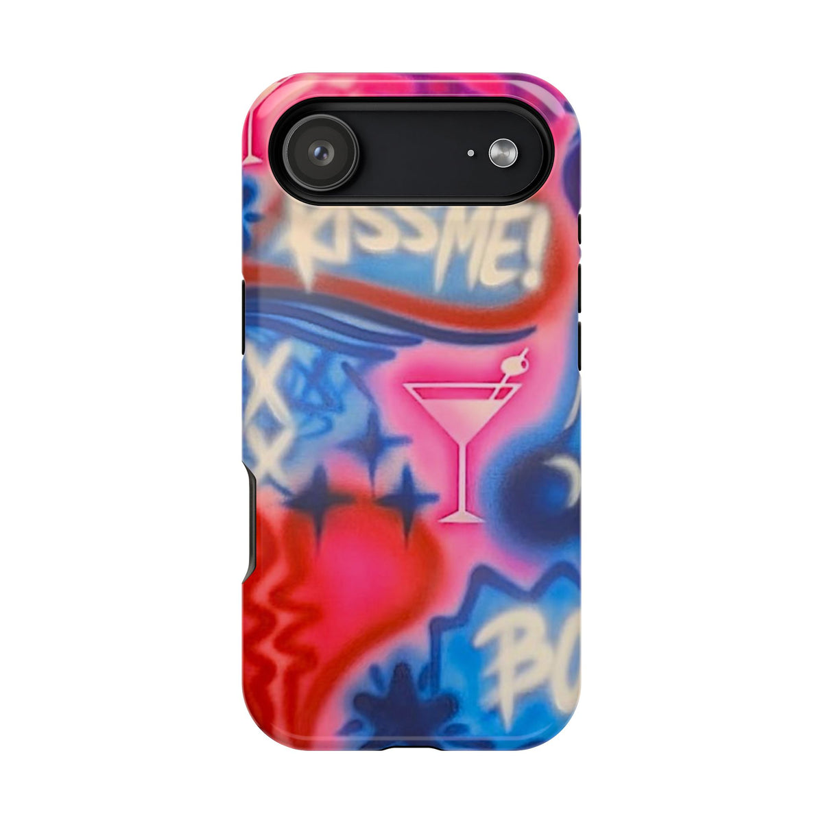 MagSafe "kiss me pt. 2" Airbrush iPhone Hülle