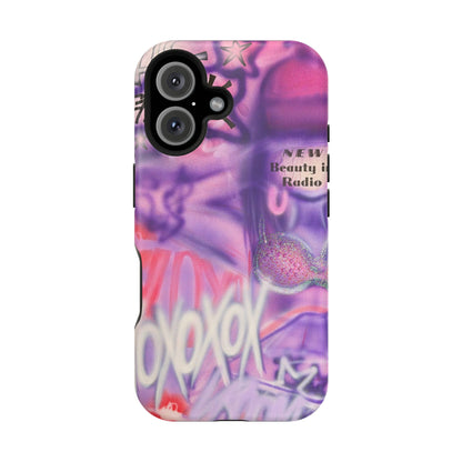 MagSafe "mic check" airbrush iPhone case