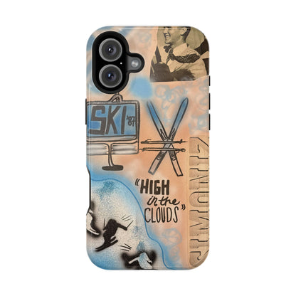 MagSafe „high in the clouds“ Airbrush iPhone Hülle