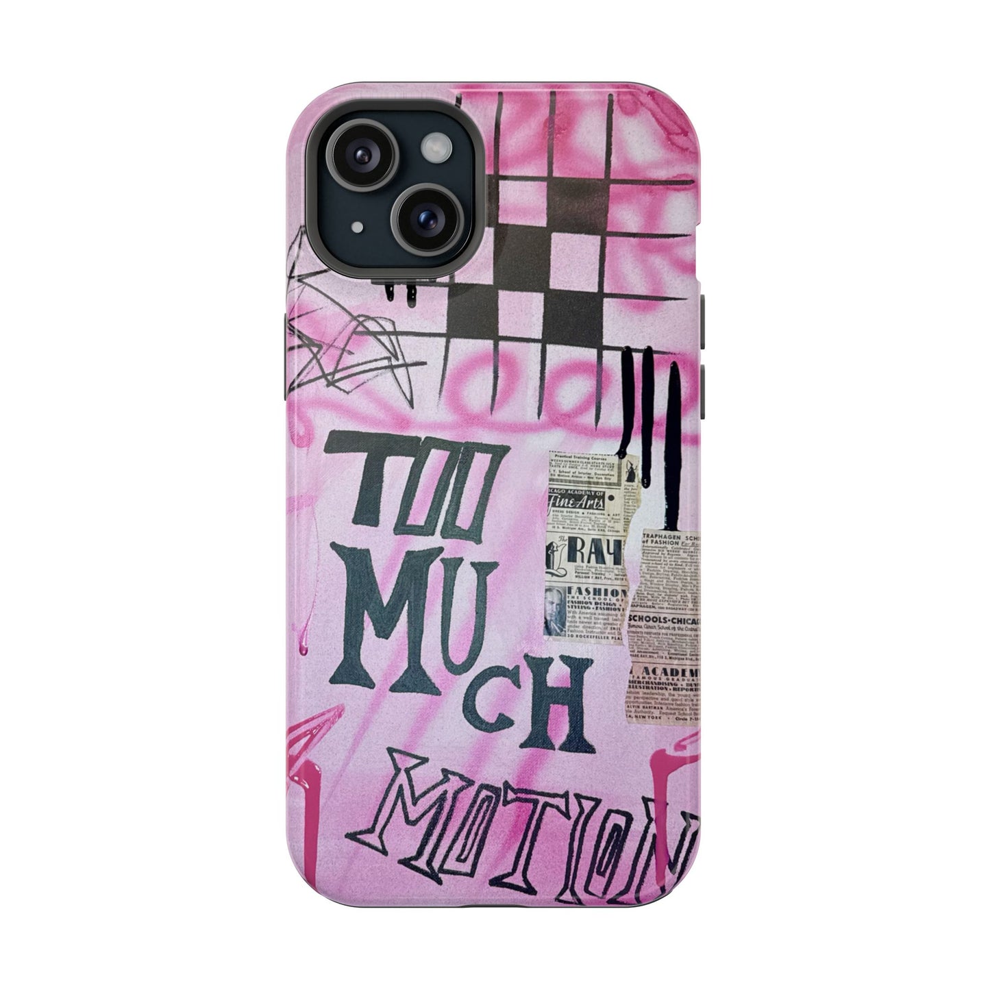 MagSafe "too much motion" airbrush iPhone case