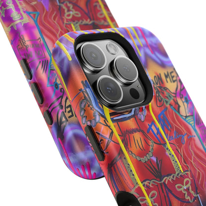MagSafe "shots on me!" Airbrush iPhone Hülle