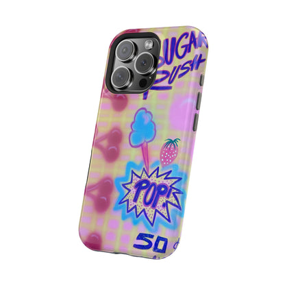 MagSafe "sugar rush" airbrush iPhone case