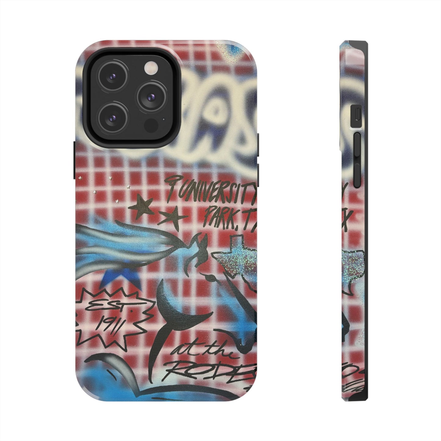 "texas" airbrush iPhone case