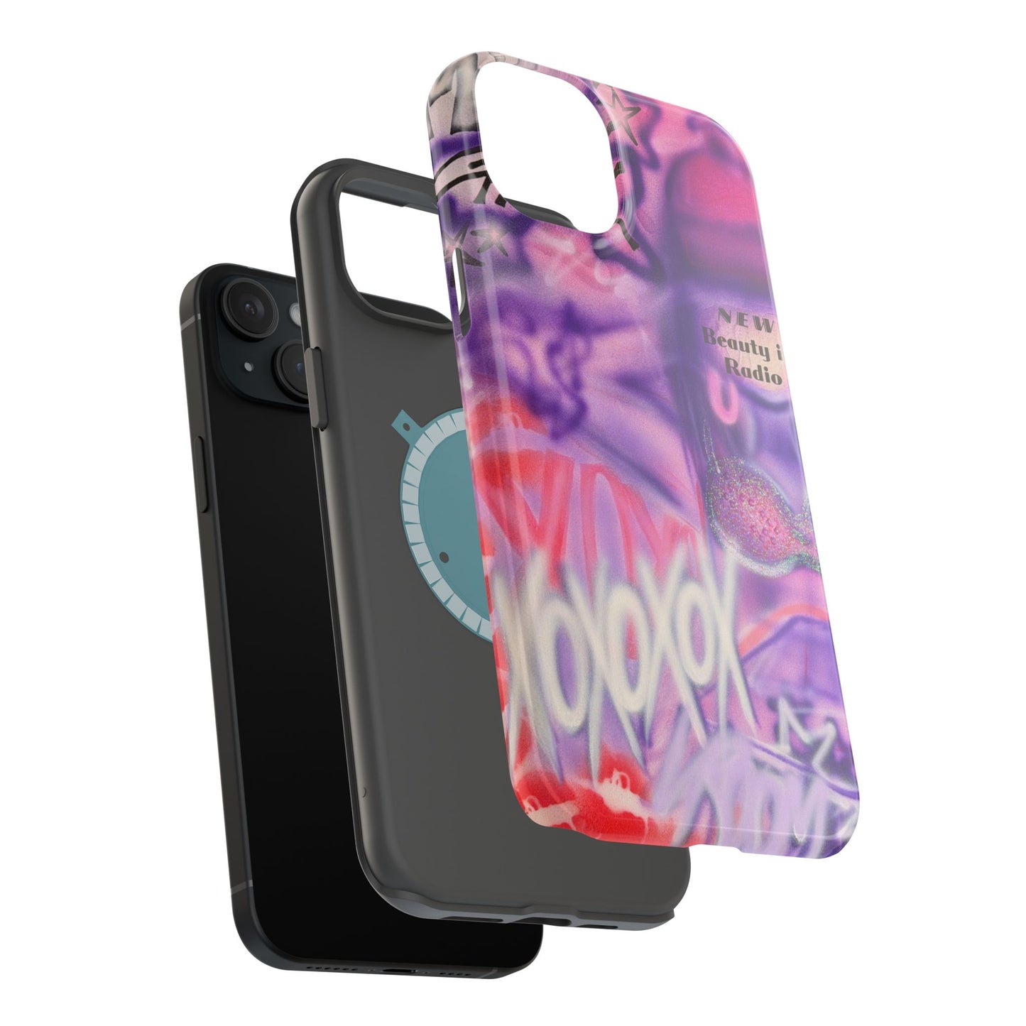MagSafe "mic check" airbrush iPhone case