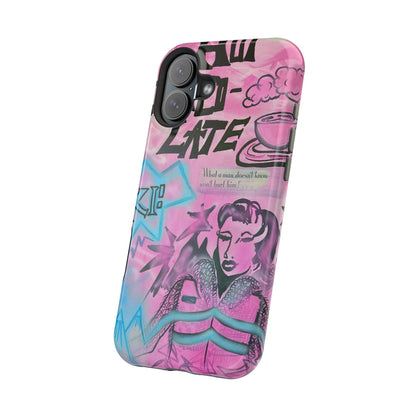 MagSafe "avant le ski" airbrush iPhone case