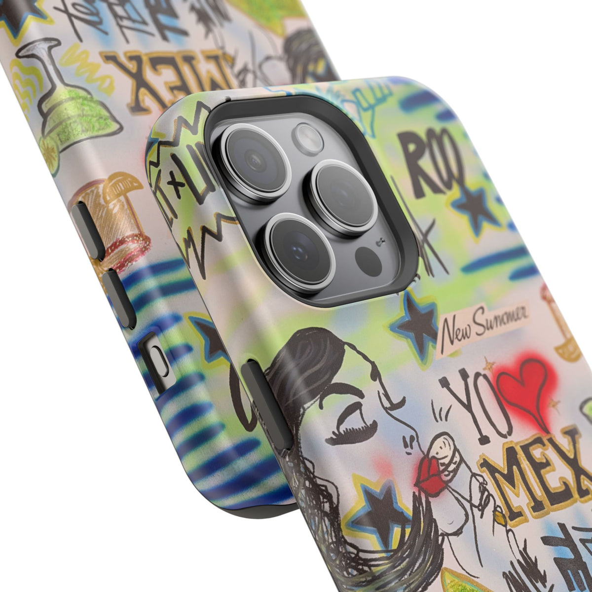 MagSafe "salted lime" airbrush iPhone case