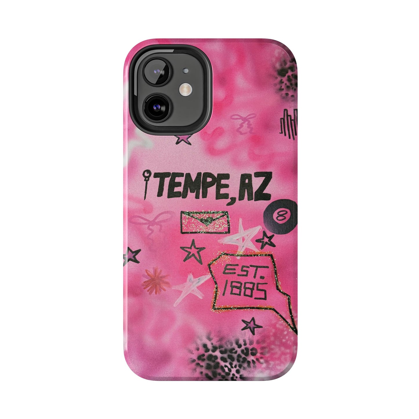 "tempe, az pt. 2" airbrush iPhone case