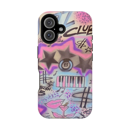 MagSafe "jazz club" airbrush iPhone case