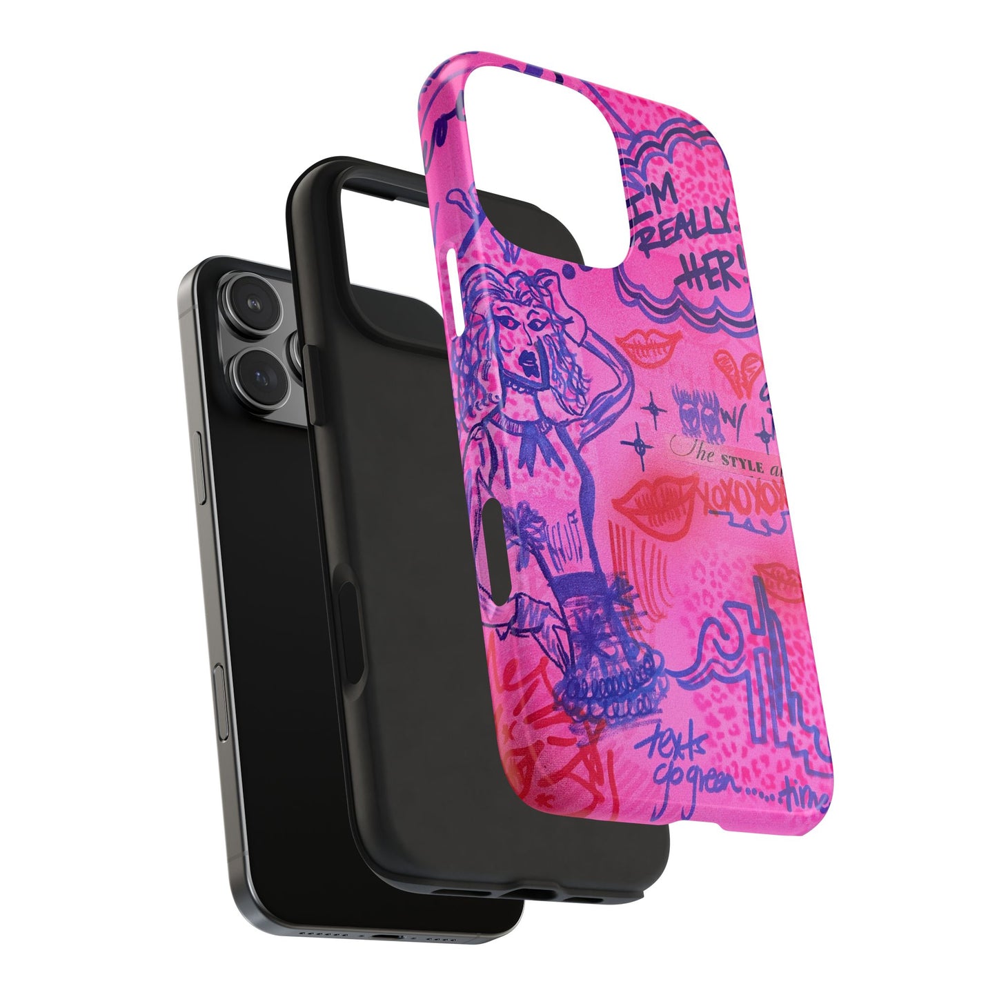"really "HER!" airbrush iPhone case