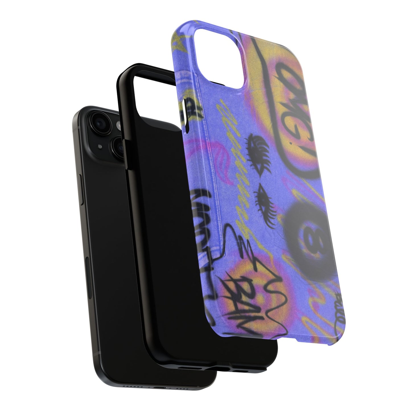 "eye$ on lies" airbrush iPhone case