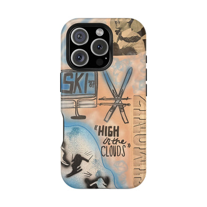 MagSafe „high in the clouds“ Airbrush iPhone Hülle