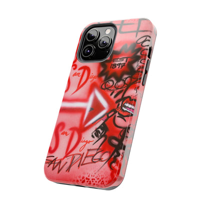 "san diego" airbrush iPhone case
