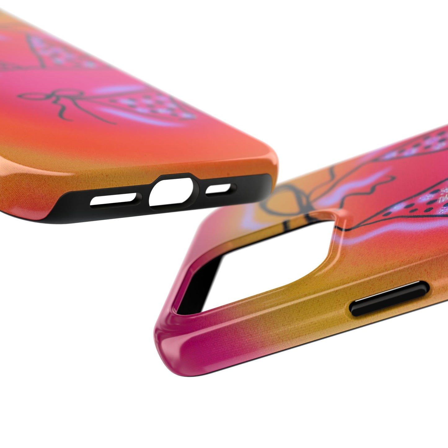 "glitter bikini" airbrush iPhone case
