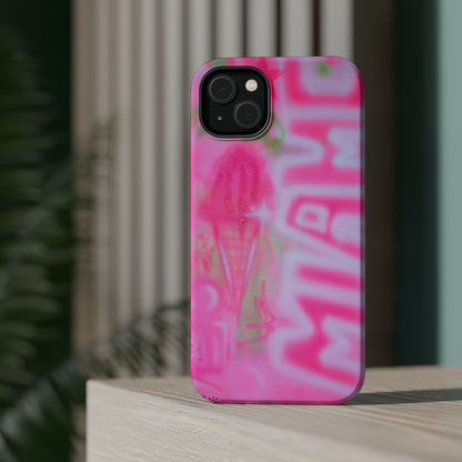 MagSafe "sunset sorbet" airbrush iPhone case