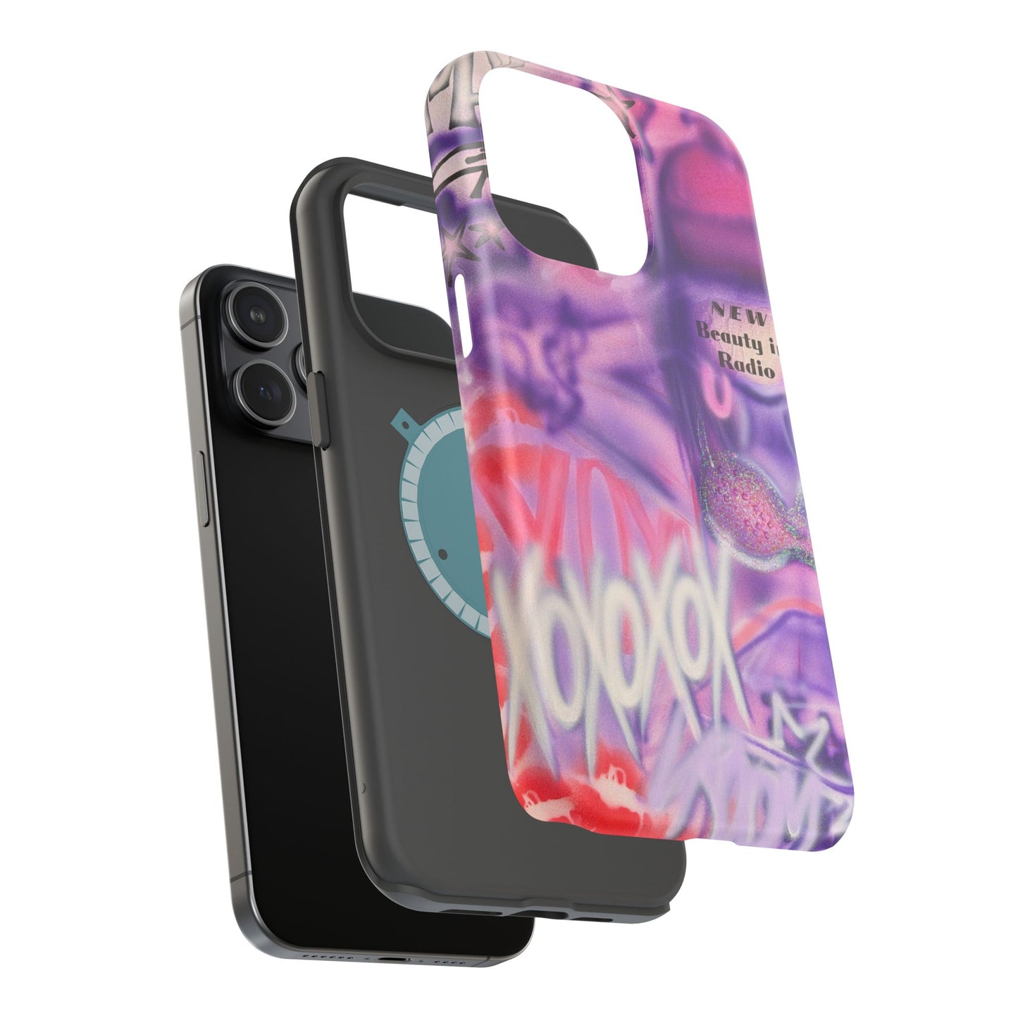 MagSafe "mic check" airbrush iPhone case