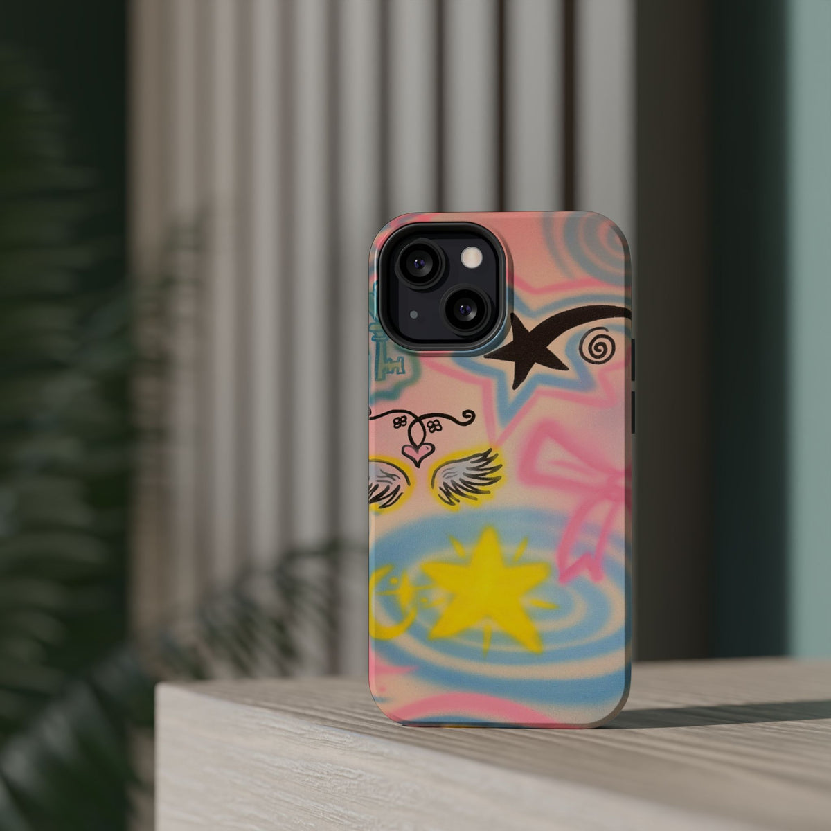 MagSafe "star energy" airbrush iPhone case