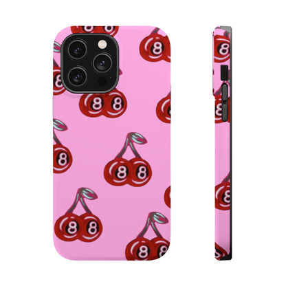 MagSafe "cami cherry pink" Airbrush iPhone Hülle