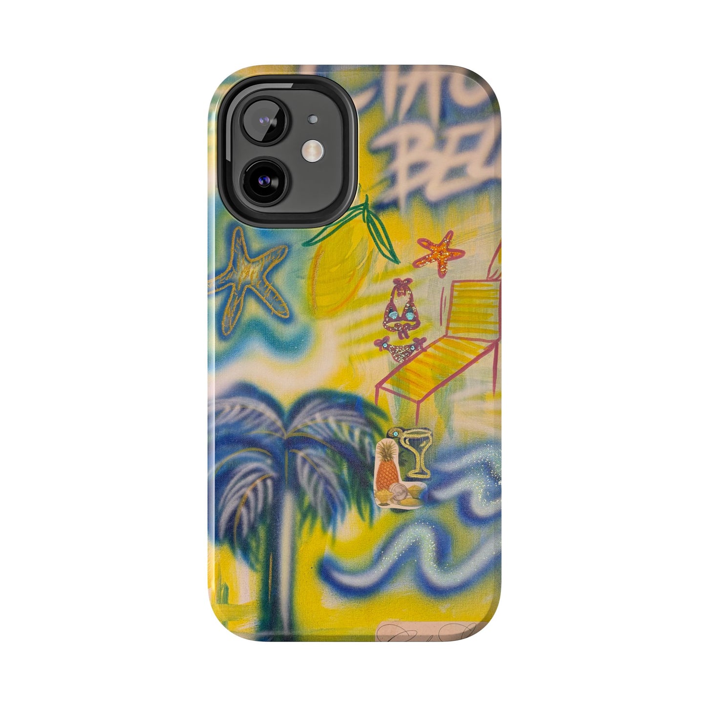 "ciao bella" airbrush iPhone case