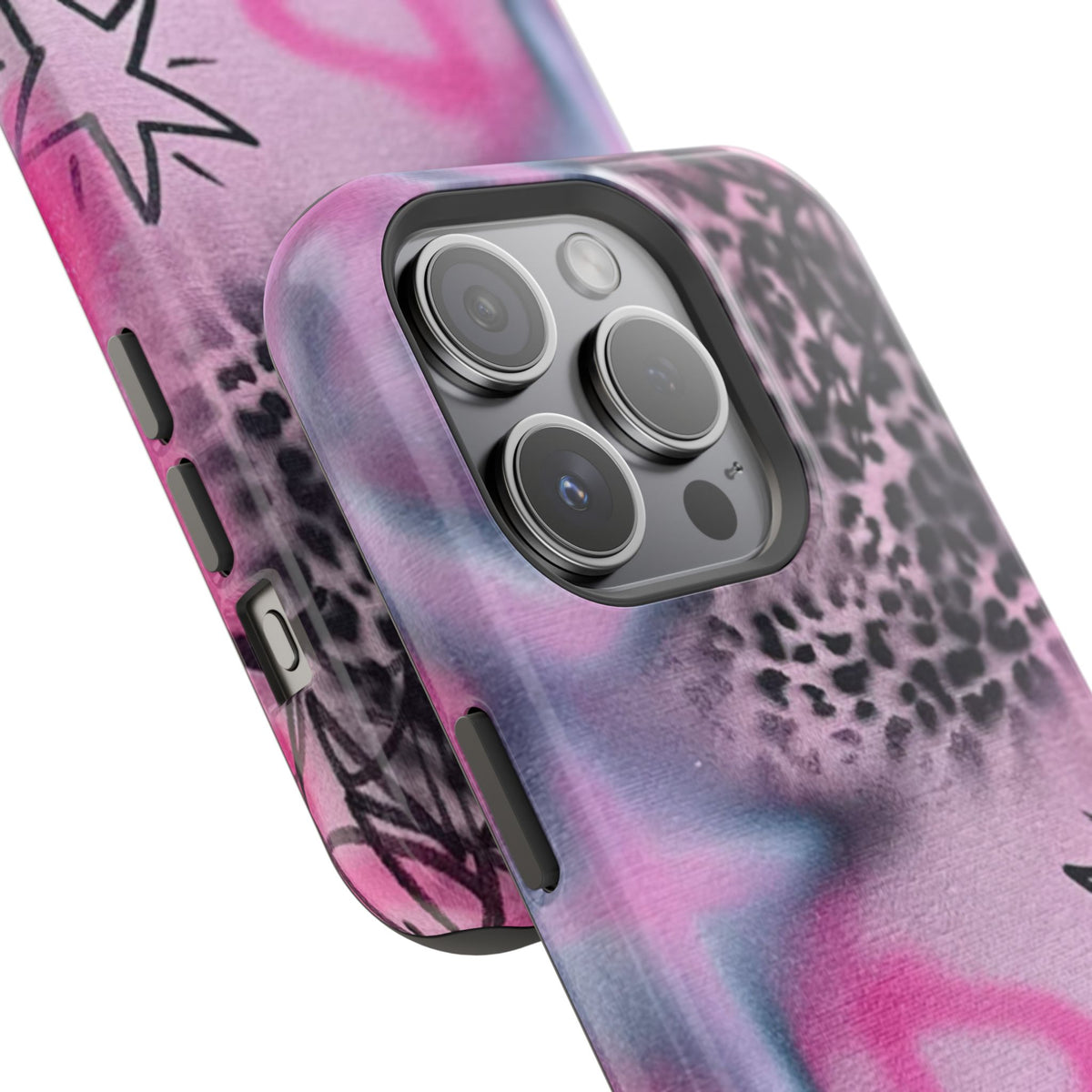 MagSafe "onyx cheetah" Airbrush iPhone Hülle