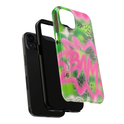 "BAM! pt. 2" airbrush iPhone case