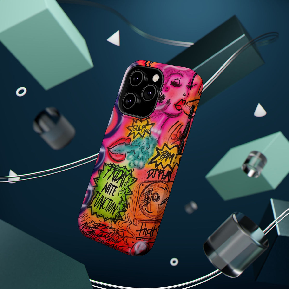 MagSafe „Vegas Ventures“ Airbrush iPhone-Hülle