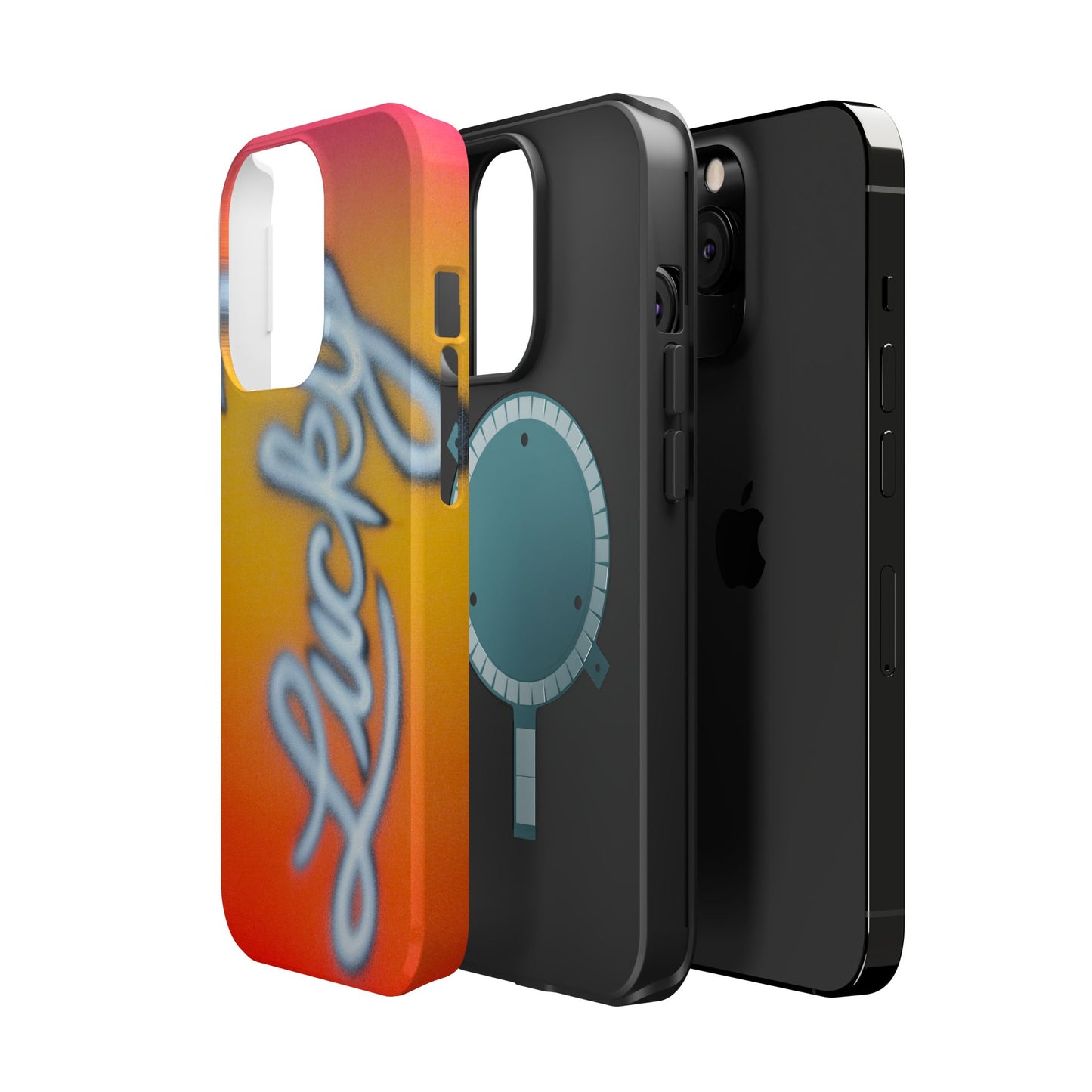 MagSafe "lucky" airbrush iPhone case