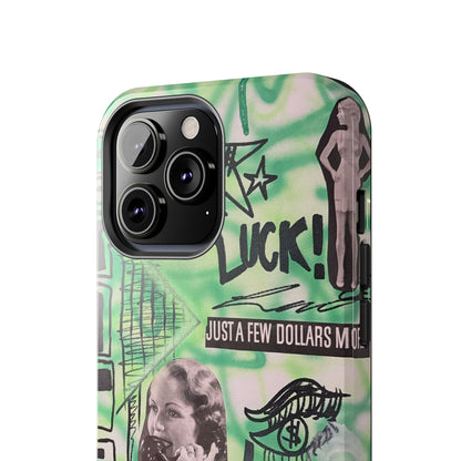 "lust over luck" airbrush iPhone case