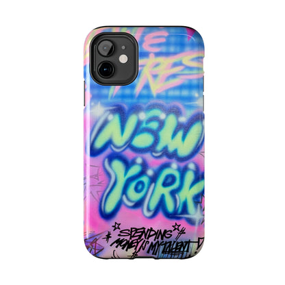 "spending money is my talent" airbrush iPhone case