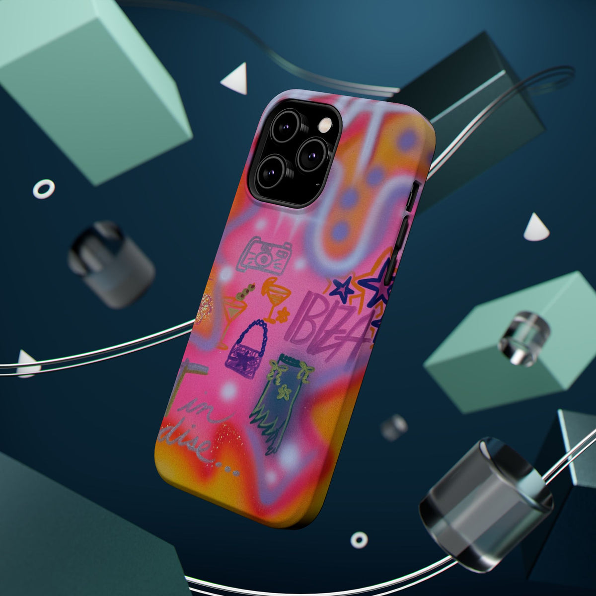 MagSafe „Ibiza“ Airbrush iPhone-Hülle
